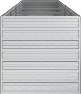 vidaXL Donica do podwyższonej rabaty, 320x80x77 cm, stal galwanizowana 4