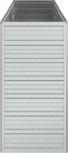 vidaXL Donica do podwyższonej rabaty 160x40x77cm, stal galwanizowana 5