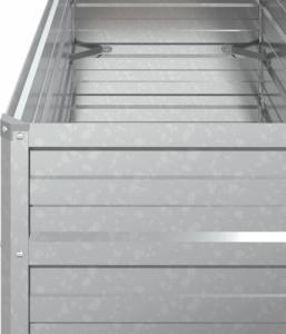 vidaXL Donica do podwyższonej rabaty, 100x40x45 cm, stal galwanizowana 6