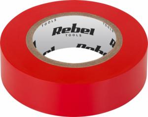 Rebel Taśma izolacyjna klejąca REBEL (0,13 mm x 19 mm x 20 yd) czerwona 1