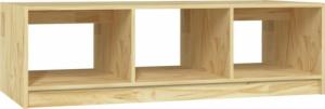 vidaXL Stolik kawowy, 110x50x34 cm, drewno sosnowe 2