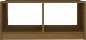 vidaXL Stolik kawowy, miodowy brąz, 75x50x33,5 cm, drewno sosnowe 6