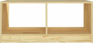 vidaXL Stolik kawowy, 75 x 50 x 33,5 cm, lite drewno sosnowe 6