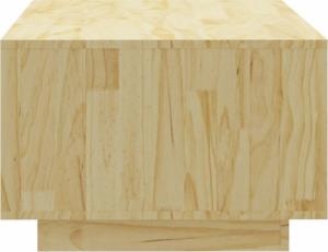 vidaXL Stolik kawowy, 110x50x33,5 cm, drewno sosnowe 6