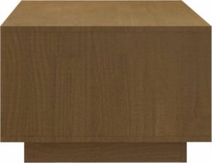vidaXL Stolik kawowy, miodowy brąz, 110x50x33,5 cm, drewno sosnowe 7
