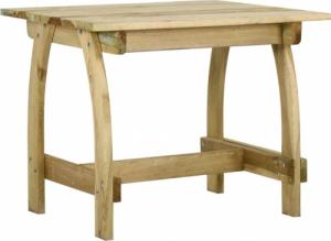 vidaXL Stół ogrodowy, 110x74x75 cm, impregnowane drewno sosnowe 1