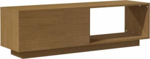 vidaXL Szafka pod TV, miodowy brąz, 110x30x33,5 cm, drewno sosnowe 7