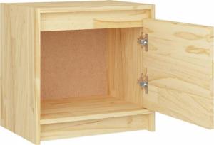 vidaXL Szafki nocne, 2 szt., 40x30,5x40 cm, lite drewno sosnowe 8