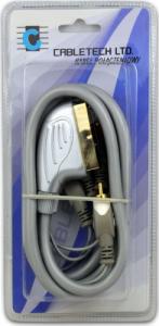 Kabel Cabletech Scart - RCA (Cinch) x4 1.5m srebrny (KPO3419-1.5) 2