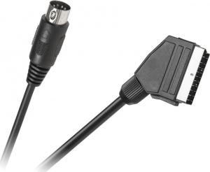 Kabel Scart - DIN 1.2m czarny (KPO2715-1,2) 1