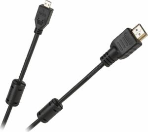 Kabel Cabletech HDMI Micro - HDMI 1.8m czarny (KPO3909-1.8) 1