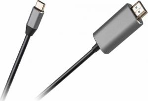 Kabel USB USB-C - HDMI 1 m Czarny (KPO3726-1) 1