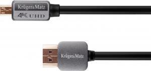 Kabel Kruger&Matz HDMI - HDMI 3m czarny (KM0328) 1