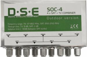 Sumator RTV/SAT x4 DIGISAT 104 zew. 2