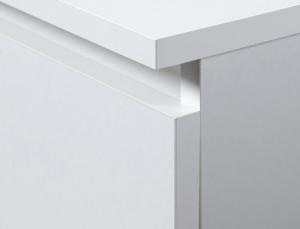 Biurko Fabryka Mebli Akord CLP Białe 135 cm x 60 cm 5