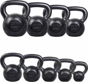 Kettlebell HMS KZG żeliwny Różne rodzaje obciążenia w zestawie 1