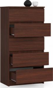 Fabryka Mebli Akord KOMODA K 60 cm 5 SZUFLAD WENGE 2