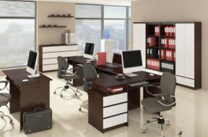 Fabryka Mebli Akord KOMODA K 60 cm 5 SZUFLAD WENGE / BIAŁA 4