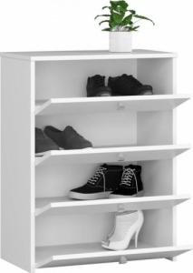 Fabryka Mebli Akord Szafka na buty 4 uchylne drzwiczki 60 cm - biała 2