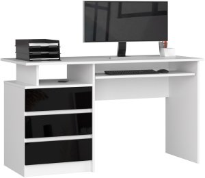 Biurko Fabryka Mebli Akord CLP Czarne 135 cm x 60 cm 1