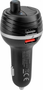 Transmiter FM PeiYing Transmiter samochodowy FM z funkcą bluetooth i dwoma gniazdami USB 3
