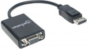 Adapter AV Manhattan DisplayPort - D-Sub (VGA) czarny (151962) 2