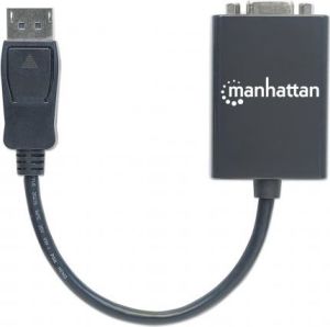 Adapter AV Manhattan DisplayPort - D-Sub (VGA) czarny (151962) 4
