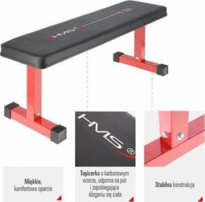HMS Prosta ławka treningowa do ćwiczeń (17-53-006) 2