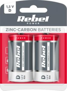 Rebel Bateria Greencell D / R20 2 szt. 1