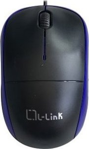 Mysz L-Link MOUSE OPTICAL USB L-Link BLACK/BLUE LL-2080-TO 2