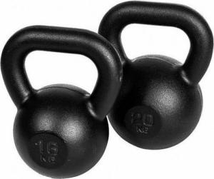 Kettlebell Kawmet Zestaw hantli kettlebell 16, 20 kg (36 kg) 2