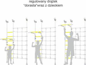 Romana Drabinka gimnastyczna Kometa Merkury 3 Romana pomarańczowa 13