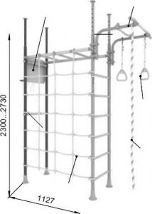 Romana Drabinka gimnastyczna Pegas Romana prowans 7