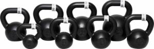 Kettlebell UnderFit Kettlebell żeliwny czarny UNDERFIT 10 kg 4