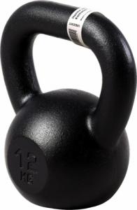 Kettlebell UnderFit Kettlebell żeliwny czarny UNDERFIT 12 kg 2