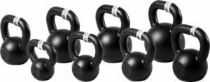 Kettlebell UnderFit Kettlebell żeliwny czarny UNDERFIT 12 kg 5
