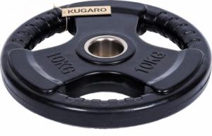 UnderFit Obciążenie olimpijskie gumowane Kugaro 10 kg 2