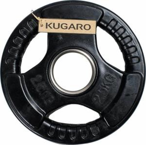 UnderFit Obciążenie olimpijskie gumowane Kugaro 2,5 kg 1