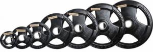 UnderFit Obciążenie olimpijskie gumowane Kugaro 2,5 kg 3