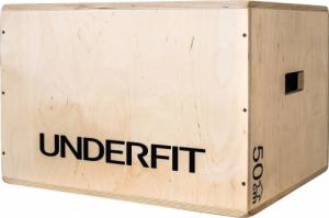 UnderFit Skrzynia drewniana plyometryczna UNDERFIT 60x50x40 cm 2