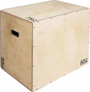 UnderFit Skrzynia drewniana plyometryczna UNDERFIT 75x60x50 cm 2