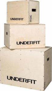 UnderFit Skrzynia drewniana plyometryczna UNDERFIT 75x60x50 cm 5