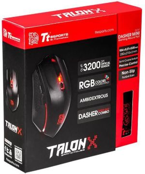 Mysz Tt eSPORTS Talon X Combo+ Podkładka  (MO-CPC-WDOOBK-01) 6