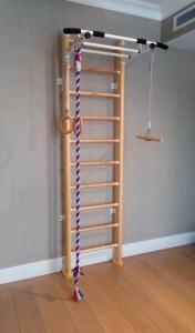Wallbarz Drabinka gimnastyczna drewniana Adler wenge 3
