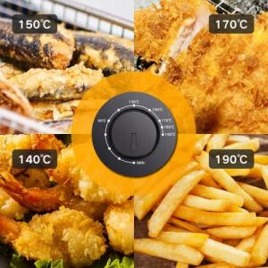 Frytkownica Aigostar  2200W 3.0L Stainless steel deep fryer with window VDE / Ushas 4