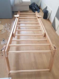 Babygame Domowy Plac zabaw Drabinka Czempion biało-różowa 11