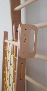 Babygame Domowy Plac zabaw Drabinka Czempion biało-różowa 5