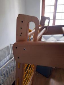 Babygame Domowy Plac zabaw Drabinka Czempion biało-różowa 6