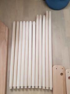 Babygame Domowy Plac zabaw Drabinka Czempion biało-różowa 10