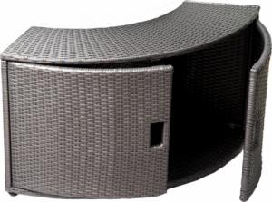 MSpa Szafka z drzwiami do jacuzzi rattanowa 1